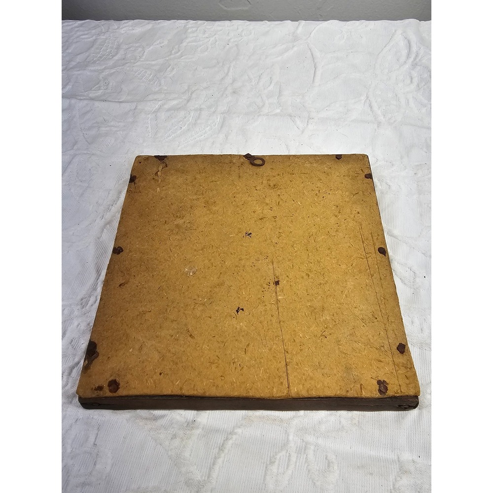 18th century salvaged Delft manganese tile depicting buildings and trees 6x6 - Picture 4 of 7